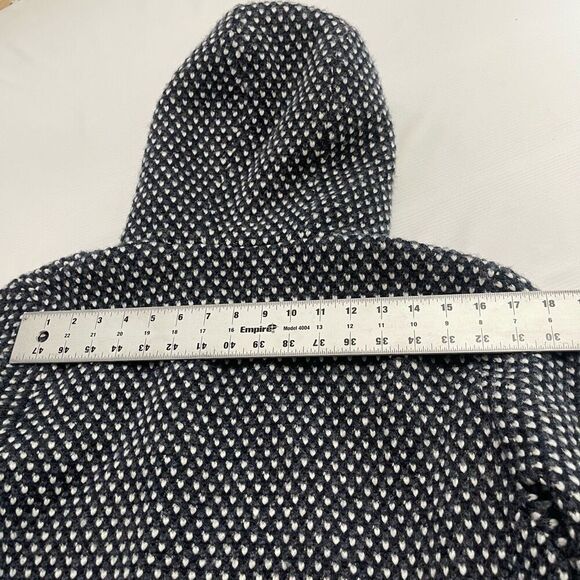 Almgwand Navy Blue Black White Wool Jacket Size 20 Fits Small - Picture 11 of 11